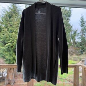 lululemon athletica Black Cardigan Sweater